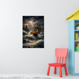 Poster Mer agitée