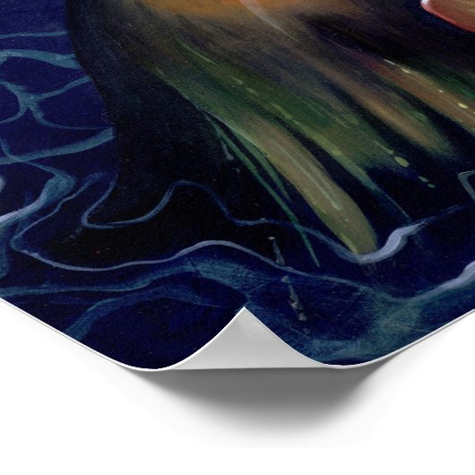 Poster Mer alchimique ART IMPRIMER alchimie gothique faib (Coin)