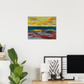 Poster Mer au large d'Alsen | Emil Nolde | (Bureau à domicile)