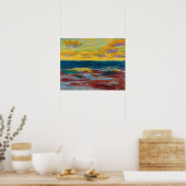 Poster Mer au large d'Alsen | Emil Nolde | (Cuisine)