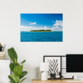 Poster Mer Avec Little Island (Bureau à domicile)