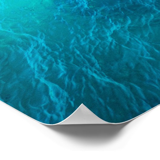 Poster Mer bleue (Coin)