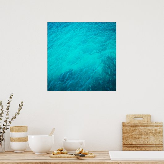 Poster Mer bleue (Cuisine)