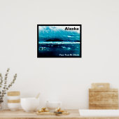 Poster Mer bleue froide (Cuisine)