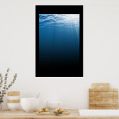 Poster Mer bleue profonde (Cuisine)