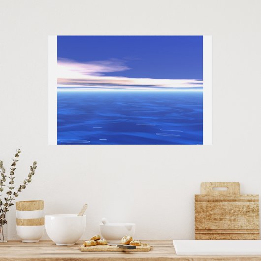 Poster Mer calme (Cuisine)