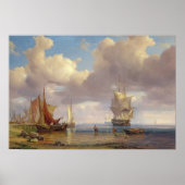 Poster Mer calme, 1836 (Devant)