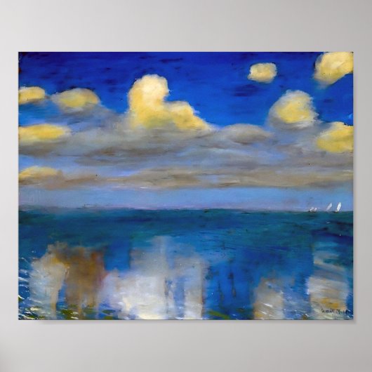 Poster Mer calme | Emil Nolde | (Devant)