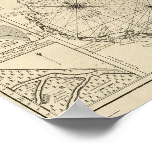 Poster Mer Caspienne et Asie 2 (Coin)