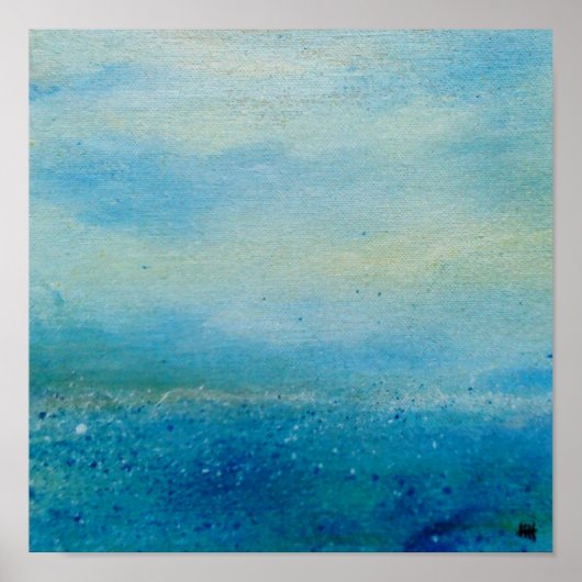 Poster Mer, Côte Cornique (Devant)