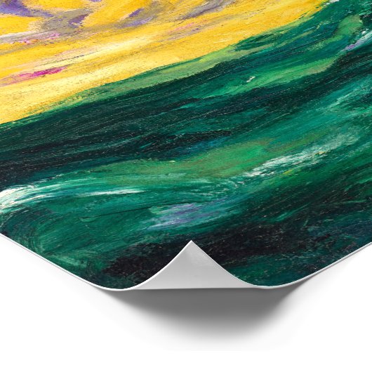 Poster Mer d'automne | Emil Nolde | (Coin)