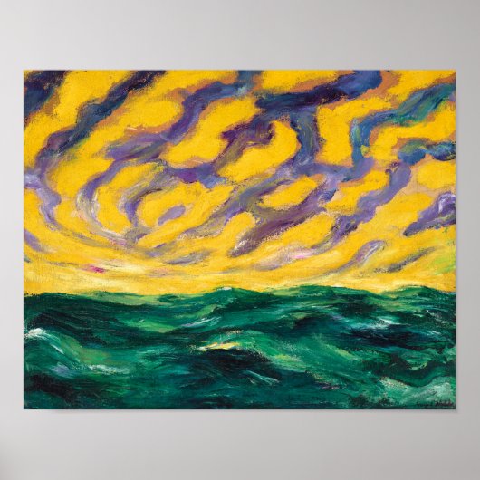 Poster Mer d'Automne | Emil Nolde | (Devant)