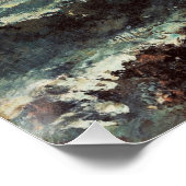 Poster Mer d'automne – Gustave Courbet (Coin)