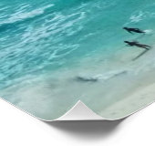 Poster Mer de Cancun Mexique (Coin)