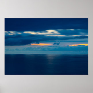 Poster Mer de Cantabrie, Espagne