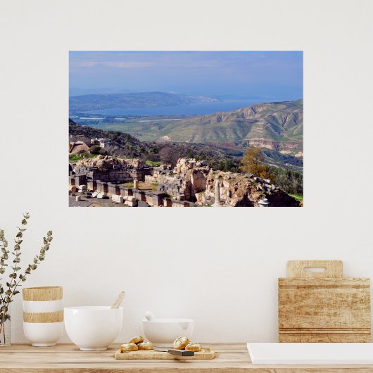 Poster Mer de Galilée (Cuisine)