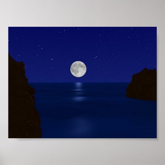 Poster Mer de nuit (Devant)