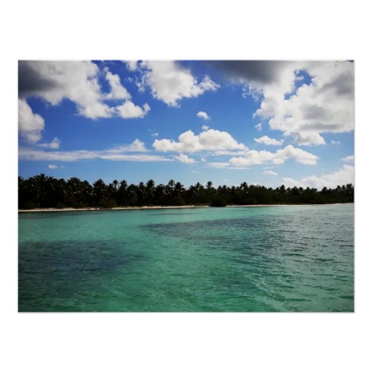 Poster Mer de ​ ​ République dominicaine (Devant)