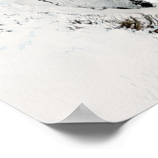 Poster Mer de Ross, Antarctique (Coin)