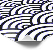 Poster Mer de Seigaiha (Coin)