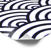 Poster Mer de Seigaiha (Coin)