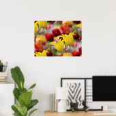 Poster Mer des Tulipes (Bureau à domicile)