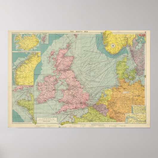 Poster Mer du Nord (Devant)