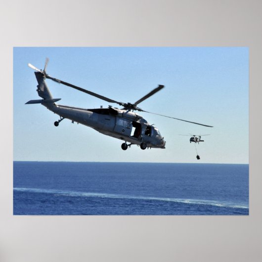 Poster Mer Hawk MH-60S (Devant)