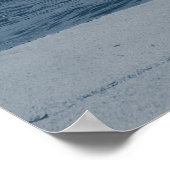 Poster Mer ionienne agitée par des vagues de mousse qui e (Coin)