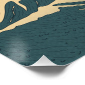 Poster Mer japonaise (Coin)