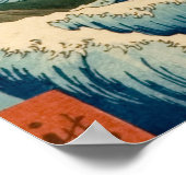 Poster Mer japonaise de Satta Hiroshige Art (Coin)