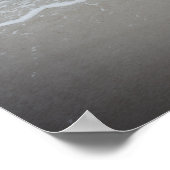 Poster Mer majestueuse avec des vagues sous un ciel orage (Coin)