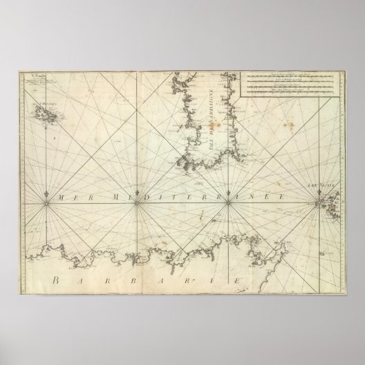 Poster Mer Méditerranée 3 (Devant)