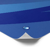 Poster Mer Océan Grande Vague Eau (Coin)