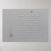 Poster Mer Océan Spirituel Sympathy Mémorial Voilier (Devant)