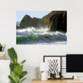 Poster Mer orageuse (Bureau à domicile)