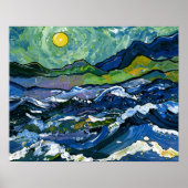 Poster Mer orageuse (Devant)