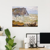 Poster Mer orageuse à Étretat | Monet | (Bureau à domicile)