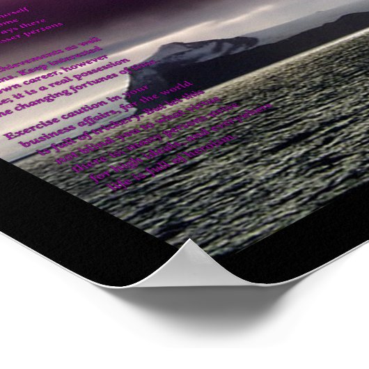 Poster Mer ouverte (Coin)