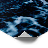 Poster Mer rapide en voilier. Dramatique et image (Coin)