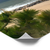 Poster Mer réaliste Delaware Beach Rain (Coin)