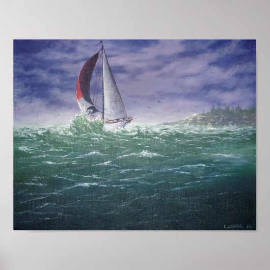 Poster Mer rugueuse (Devant)