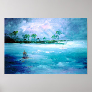 Poster Mer tropicale