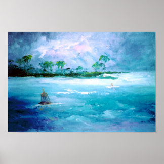 Poster Mer tropicale