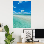 Poster Mer tropicale bleue, Palau (Bureau à domicile)