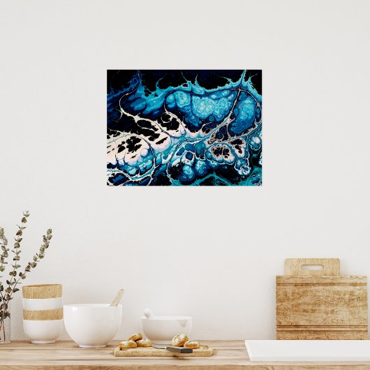 Poster Mer turbulente (Cuisine)