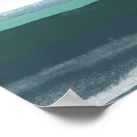 Poster Mer turquoise (Coin)