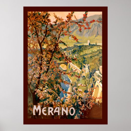 Poster Merano, Italie (Devant)