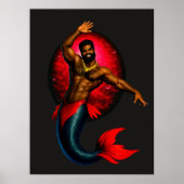 Poster Merbear Lagoon - Kwame Nsu (Devant)