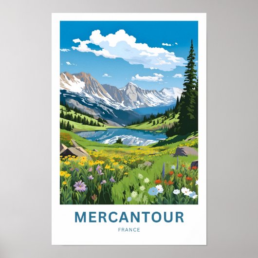 Poster Mercantour France Imprimer (Devant)